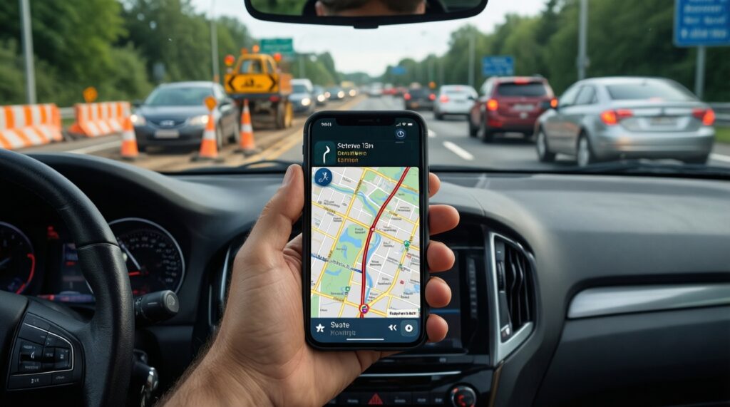 Пробки, перекрытия и ремонт дорог: как планировать поездки на ближайшую неделю - иллюстрация